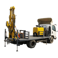 Foreuse de puits montée sur camion HRT-260, machine de forage hydraulique diesel 260m, transport facile et installation rapide