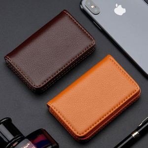 PU Name Card Holder High-end Business Card Case Enterprise Customized LOGO Business <b>Gifts</b> - Product Image 4
