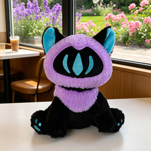 ตุ๊กตาแมวน่ารักสไตล์อนิเมะ <span class=keywords><strong>Diablo</strong></span> ของเล่นนุ่มๆ บรรเทาความเครียด ของเล่นเด็ก ดีไซน์สวย - Product Image 1