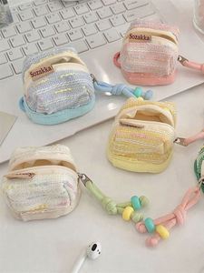 กระเป๋าใส่หูฟังพับได้ พกพาสะดวก น่ารัก ผลิตจากโพลีเอสเตอร์ 100% ใช้เป็นกระเป๋าใส่เหรียญ กุญแจ เครื่องประดับ สำหรับผู้หญิงและเด็กผู้หญิง กระเป๋าใส่ของจุกจิกน่ารักๆ สำหรับเดินทาง - Product Image 6