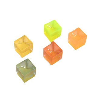 Jouet anti-stress populaire en caoutchouc transparent au sel marin, en forme de patte de chat collante, à presser, en forme de cube de glace - Product Image 5