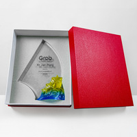 Trophée en cristal personnalisé, plaque gravée artisanale traditionnelle pour banquet, cadeau pour employé exceptionnel ou partenaire commercial