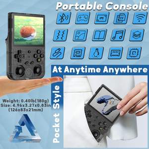 Console de jeu vidéo portable 5G WiFi pour <span class=keywords><strong>RG353VS</strong></span>, écran IPS de 3,5 pouces, plus de 5000 jeux rétro, lecteur de jeux Linux Android, 16 Go + 64 Go - Product Image 5