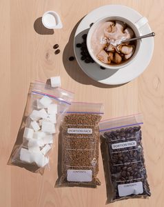 Bolsas de Almacenamiento para Control de Porciones, Paquete de 100, Bolsas Reutilizables de 1 Taza con Líneas de Medición, Libres de BPA para Frutos Secos, Dulces y Suplementos - Product Image 2