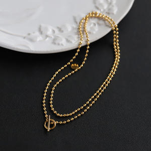 Chaînes en laine longues et de longueur moyenne pour collier en acier au titane plaqué <span class=keywords><strong>or</strong></span> 18 carats pour femmes et design - Product Image 6