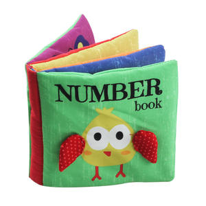 Libro de animales de tela suave Unisex para 3-6 meses, juguete educativo temprano para niños, juego de juguetes para bebés de estilo silencioso - Product Image 1