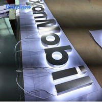 Emblème lumineux LED personnalisé en 3D pour voiture, lettres rétroéclairées, badge pour la publicité des ateliers automobiles, utilisation en extérieur/en intérieur