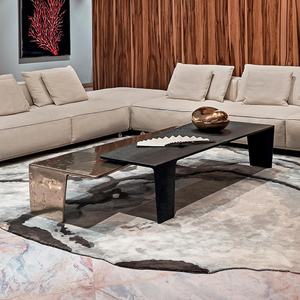 Juego de muebles de sala de estar con mesas de centro <span class=keywords><strong>Funky</strong></span> Diseño moderno Combinación alta y baja Mesa de centro rectangular - Product Image 2