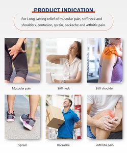 Warm Therapy Hydro gel Schmerz linderung pflaster mit Capsicum-Extrakt gegen Muskels teifheit und Arthritis - Product Image 3