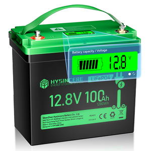 แบตเตอรี่ลิเธียมไอออน 12V 100Ah ชุดแบตเตอรี่ลิเธียมไอรอนฟอสเฟตแบบชาร์จได้สำหรับระบบไฟฟ้า - Product Image 3