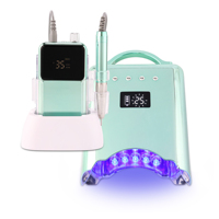 Cadeau de Noël 2025, Misbeauty, nouveau design, lampe à ongles UV LED rechargeable sans fil, grande puissance, double 78w, portable