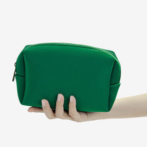 Sac de maquillage imperméable à grande capacité, réutilisable, portable, en néoprène, avec fermeture éclair, en gros - Product Image 4