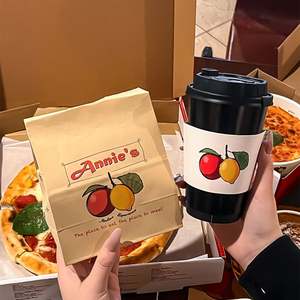 Custom Logo Biodegradable Eco-Friendly Square Bottom Kraft <b>Paper</b> Bag for Fast Food Restaurants Without Handles - Product Image 6