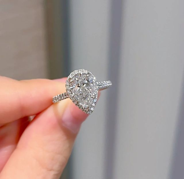 Xinfly PT950 Platinum Lab-Grown Diamond Rings Wedding Jewelry Wholesale Fine Jewelry Ring Gift Luxury Jewelry