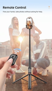 72 Inch Hợp Kim Nhôm Dài <span class=keywords><strong>Tripod</strong></span> Ảnh Tự Sướng Thanh Với Từ Xa Không Dây Và Mã Cổng Giày Có Thể Gập Lại <span class=keywords><strong>Monopod</strong></span> Cho Điện Thoại - Product Image 6