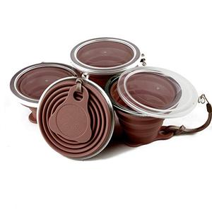 Gobelet pliable en silicone pour les voyages, petit format, étanche, facile à ranger, design pliable, bonne étanchéité, idéal pour les fêtes - Product Image 5