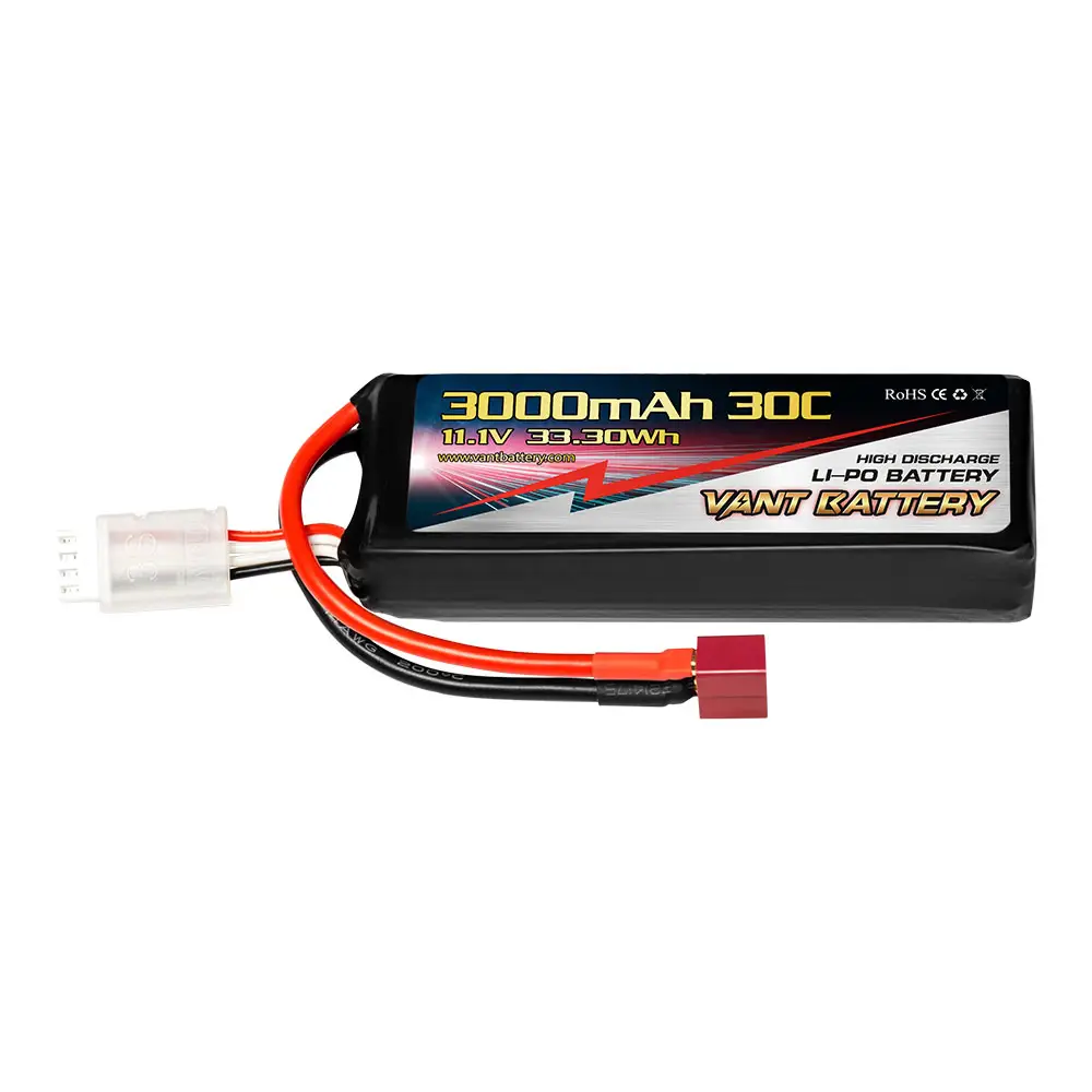 11.1V 3000mah 30C LiPoバッテリー Blade 350 QXと450 Parkzone T-28用