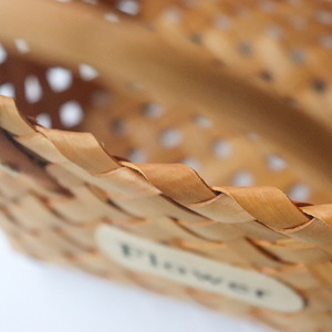Cesta de flores rústica de bambú, material tejido para plantas, para flores secas o artificiales, artículo decorativo - Product Image 3