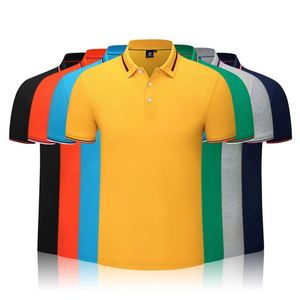 เสื้อโปโลชายขายส่ง พิมพ์ลาย ปักโลโก้ แขนสั้น คอปก ผ้าฝ้าย 100% เสื้อกอล์ฟ รับทำโลโก้ตามสั่ง - Product Image 2