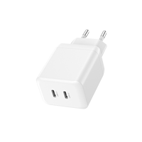 Nouveau Brésil Standard ANATEL 2025 GaN Tech 45W PD Chargeurs Muraux Rapides Smart 2-Type-C Ports pour Téléphone Mobile