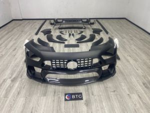 Kit de carrosserie de voiture large de <span class=keywords><strong>prix</strong></span> usine pour Mercedes Benz <span class=keywords><strong>AMG</strong></span> GT43 53 <span class=keywords><strong>63</strong></span> à Brabu Rocket 900 Style aileron de pare-chocs avant arrière - Product Image 2