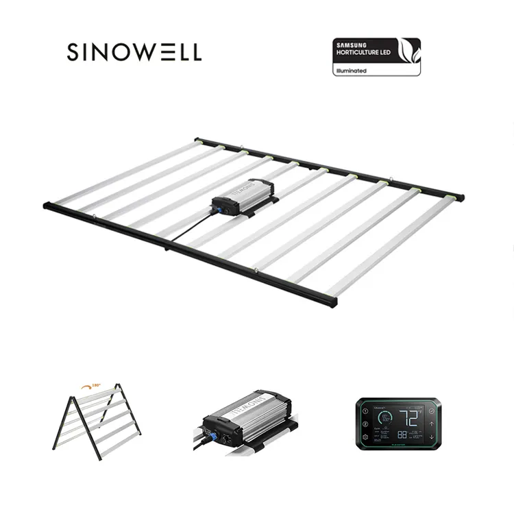 2023 720W 800W Lámpara hidropónica para cultivo de plantas Araña de espectro completo 1000 Watt 1000 W Luz de cultivo Led para agricultura vertical de interior