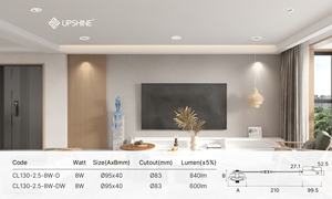 Downlight LED de Aluminio Empotrable, Ajustable y Regulable, SMD - Product Image 5