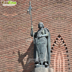 Estatua de Guerrero Espartano de Bronce, Tamaño Real, Casco Corintio Griego, Escudo, Espada, Pátina Antigua, para Jardín, Villa, Parque - Product Image 5