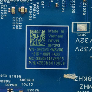 Original nouveau pour Dell Latitude 5520/Precision 3560 carte mère i7-1185G7 0FY3V3 South Peak 15 TGL MB 8L 19819-1 - Product Image 3