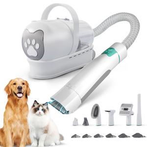 Agente de Dropshipping para Shopify: Nuevo Set Eléctrico 7 en 1 para Aseo y Corte de Pelo de Mascotas (Perros y Gatos) con Aspiradora Integrada 2026 - Product Image 1