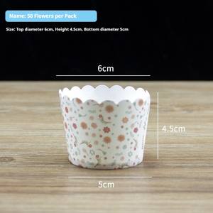 Moule à cupcakes pour fête d'Halloween, en papier sulfurisé, à thème effrayant, pour la cuisson de desserts de la fête des Mauvaises Fées - Product Image 1