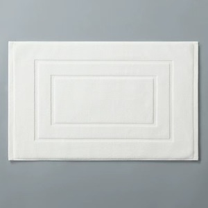 Tapis <span class=keywords><strong>de</strong></span> bain épais en coton Jacquard Logo personnalisé broderie <span class=keywords><strong>serviette</strong></span> <span class=keywords><strong>de</strong></span> sol blanche antidérapante pour hôtel SPA salle <span class=keywords><strong>de</strong></span> bain-Vente en gros - Product Image 6