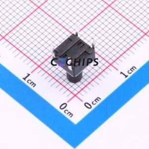 TS-6690HK Tactile Switch Through hole Component (THT)-4P,6x6mm Switch 2.5N 6mm 6mm 9mm - Product Image 2