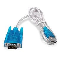 Cable de puerto serie USB a RS232 HL-340 de 9 pines compatible con Windows 7 de 64 bits