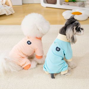 Abbigliamento per Cani Primavera-Estate, Tuta a Quattro Zampe <span class=keywords><strong>con</strong></span> Anello a D, <span class=keywords><strong>Pigiama</strong></span> Semplice e Morbido per Cani e Gatti di Piccola Taglia - Product Image 2