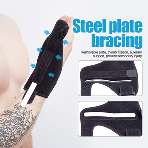 <span class=keywords><strong>Tutore</strong></span> <span class=keywords><strong>per</strong></span> stecca <span class=keywords><strong>per</strong></span> <span class=keywords><strong>pollice</strong></span> da polso medico a compressione traspirante in spugna regolabile di alta qualità all'ingrosso - Product Image 2