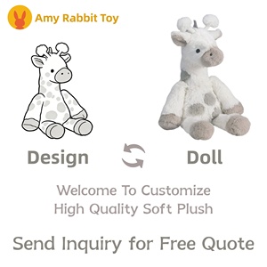 Peluche personnalisée super douce, <span class=keywords><strong>kangourou</strong></span> brodé <span class=keywords><strong>maman</strong></span> et bébé, rembourrée en coton PP, jouet anti-stress, poupée en peluche - Product Image 5