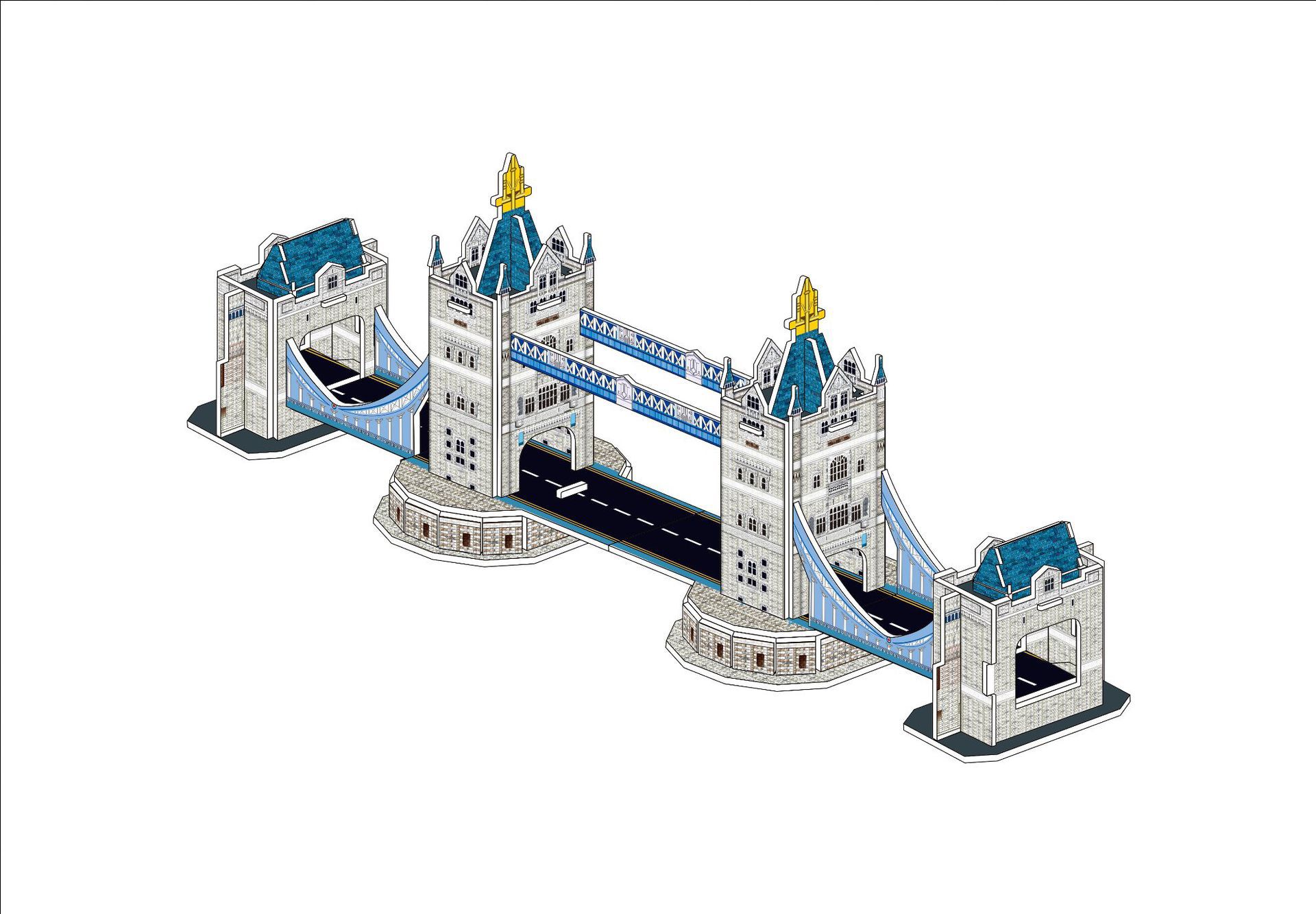 1890-G London Tower Bridge (Large)