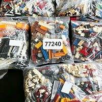 77240 Voiture de sport miniature, blocs de construction, briques MOC, puzzle d'assemblage, jouets en blocs de construction, ensembles de blocs de construction