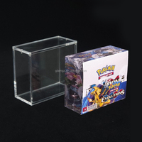 Boîte de protection en acrylique transparent pour cartes Elite Trainer Box avec couvercle magnétique puissant