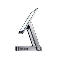 Système de point de vente pliable en alliage d'aluminium HBA-L1 15,6 pouces avec SDK, prise en charge des paiements personnalisés pour les kiosques de paiement