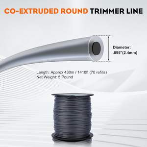 Hipa Round Trimmer Line 0.095 In <b>5</b> Lb For <b>Echo</b> Stihl String Trimmers - Product Image 3