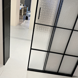 Hurricane Impact Comercial Detección automática Aleación de aluminio <span class=keywords><strong>Doble</strong></span> vidrio abierto Puerta corredera Puerta de entrada Vidrio templado - Product Image 3