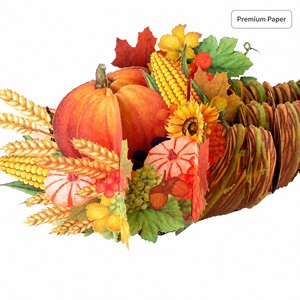 Thanksgiving Pop Up Greeting <b>Card</b> Autumn Harvest 3D Paper <b>Card</b> Holiday Gift <b>Table</b> Decor - Product Image 4