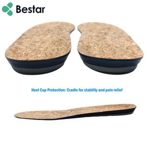 Semelle intérieure de chaussure en gel de silicone, personnalisée, avec aimant, soutien d'arc en liège, pour absorption des chocs - Product Image 6