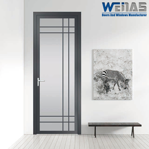 Tùy chỉnh thiết kế siêu hẹp khung nhôm không thấm nước khuôn cửa đu cho phòng tắm - Product Image 3