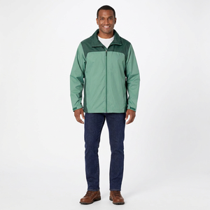 Men Custom Online Top Quality Custom Men and Women's Plus Size <b>Canvas</b> Hunting Windbreaker Jacket Logo Printed Waterproof Outdoor - Product Image 1