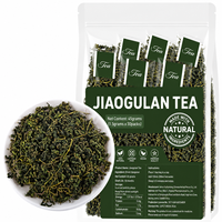 Thé en vrac de Gynostemma Pentaphyllum, sachets de thé pyramidaux, 30 sachets, 100% naturel, tisane de Jiaogulan sans caféine