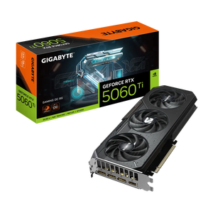 การ์ดจอ RTX 5060 Ti GAMING OC 8GB GDDR7, PCIe 5.0, รองรับ AI Accelerated, การ์ดแสดงผลสำหรับเกมมิ่งอีสปอร์ต 8GB GDDR7/WINDFORCE 3-Fan Coo - Product Image 1