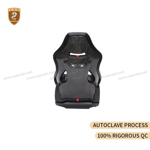 Sedili da <span class=keywords><strong>Corsa</strong></span> Originali per 458 Speciale, <span class=keywords><strong>Sedile</strong></span> Sportivo in Carbonio con Cuciture Rosse in Pelle - Product Image 4